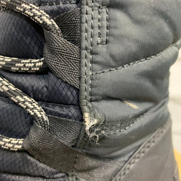 Sorel Whitney Lace Black Tall Faux Fur Trim Boot - Picture 14 of 14